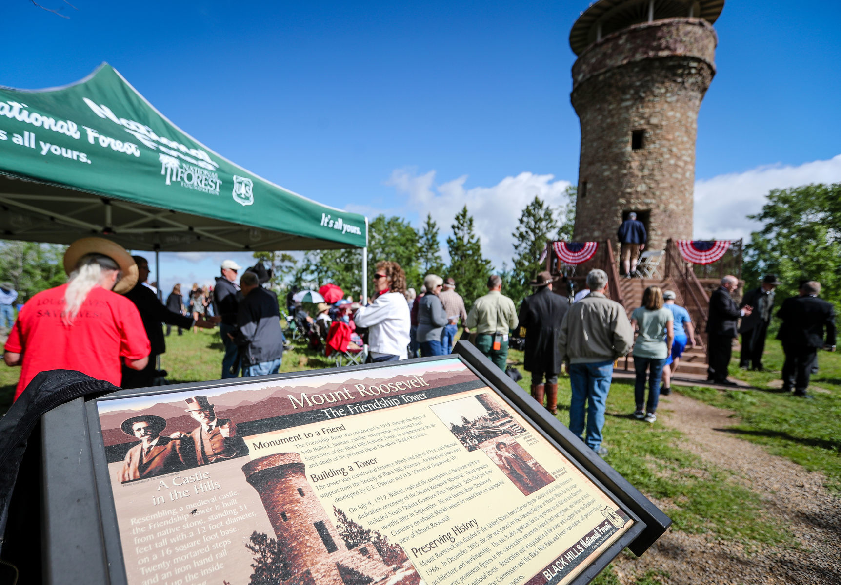 Rededication of the Mt. Roosevelt Friendship Tower